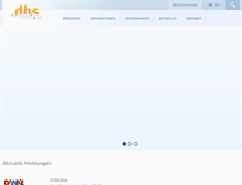 Tablet Screenshot of dhssolution.com